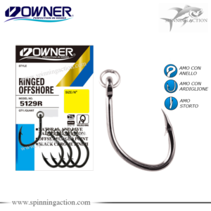 Owner 5129R Ringed Offshore Bait Hook