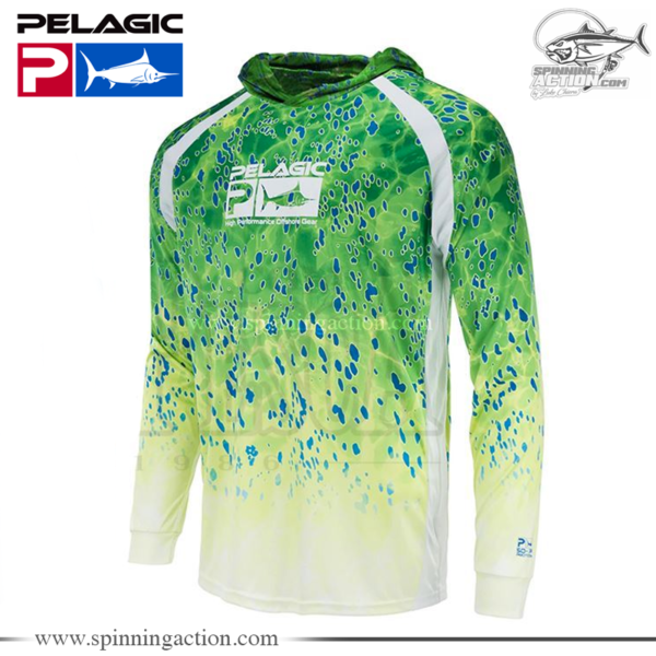 Pelagic Vaportek Dorado Hoodie Fishing Shirt